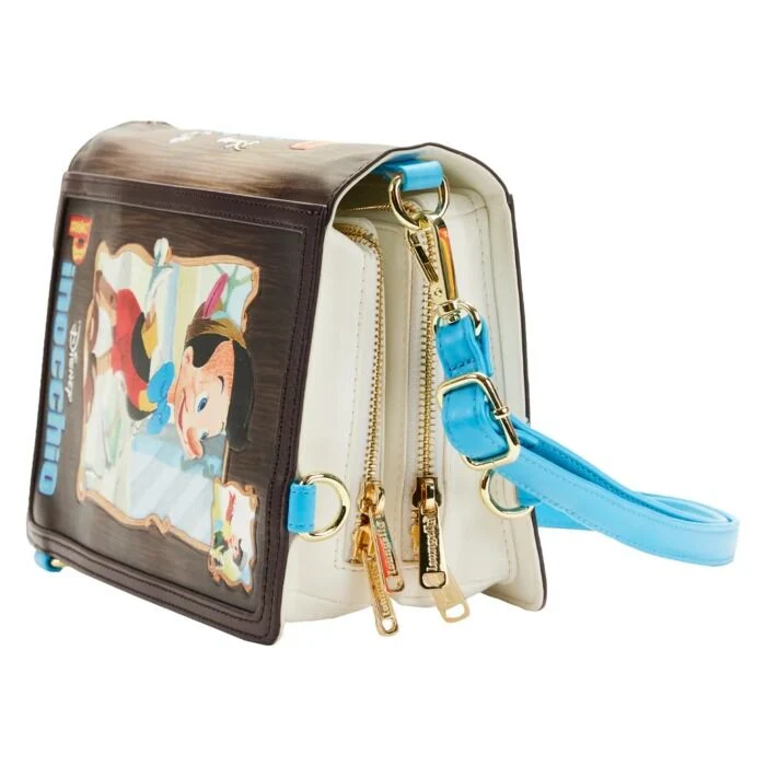 Loungefly Disney Pinocchio (1940) - Classic Book Convertible Crossbody Bag