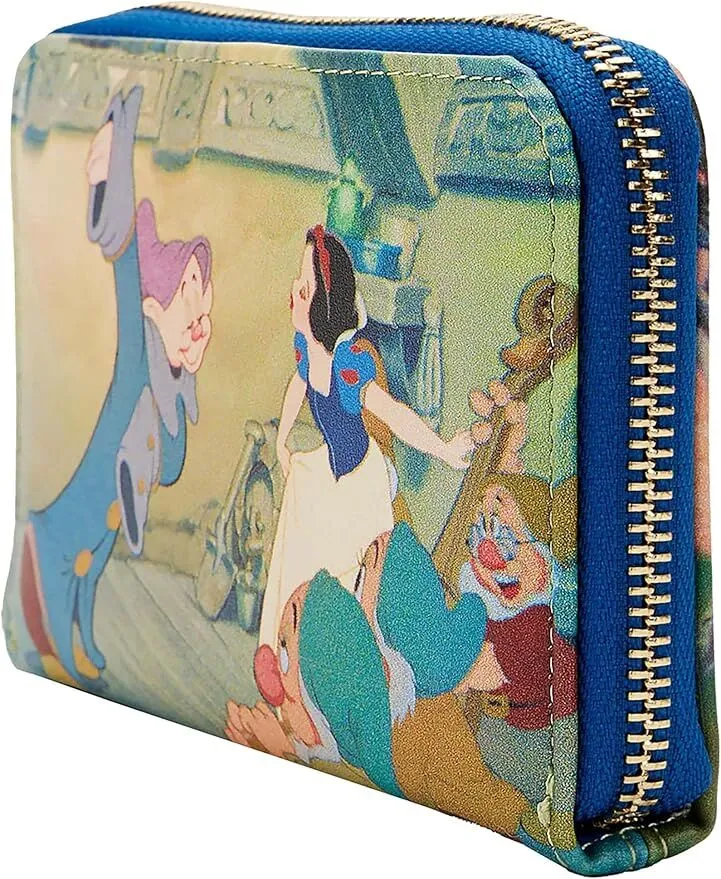 Loungefly Disney Snow White and the Seven Dwarfs - Scenes Zip Around Wallet