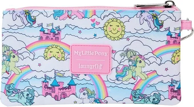 Loungefly My Little Pony - Sky Scene All-Over Print Nylon Wristlet Wallet