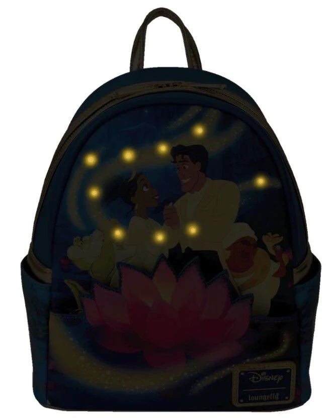 Loungefly Disney The Princess and the Frog - 15th Anniversary LED Mini Backpack