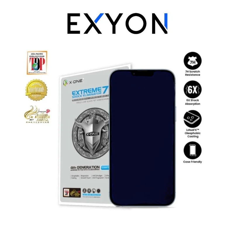 X.One Shock Screen Protector iPhone 13/13 Pro/14 (Transparent)