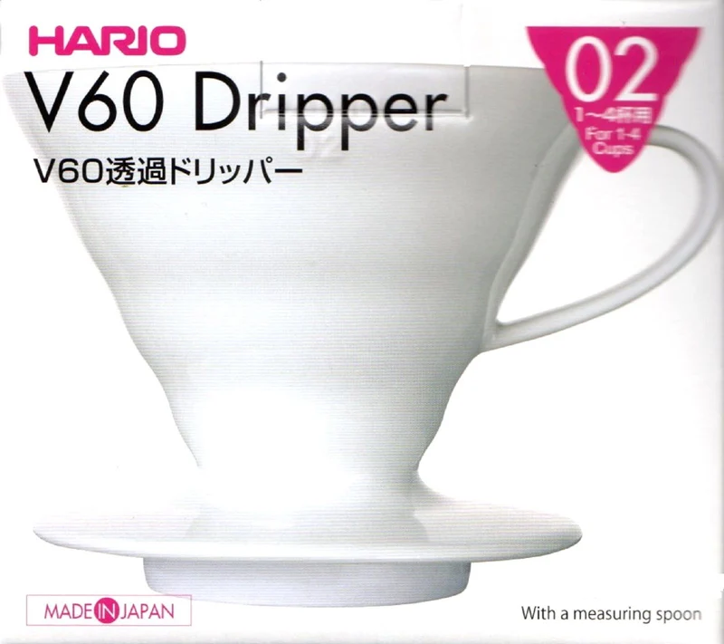 Hario V60 - 02 Coffee Dripper Ceramic - White