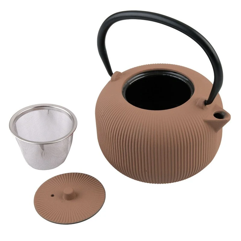 Teaology Serenity Cast Iron Teapot - 700Ml - Sandstone