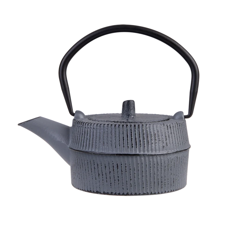 Teaology Cast Iron Teapot 350ml - Thatch Grey Black