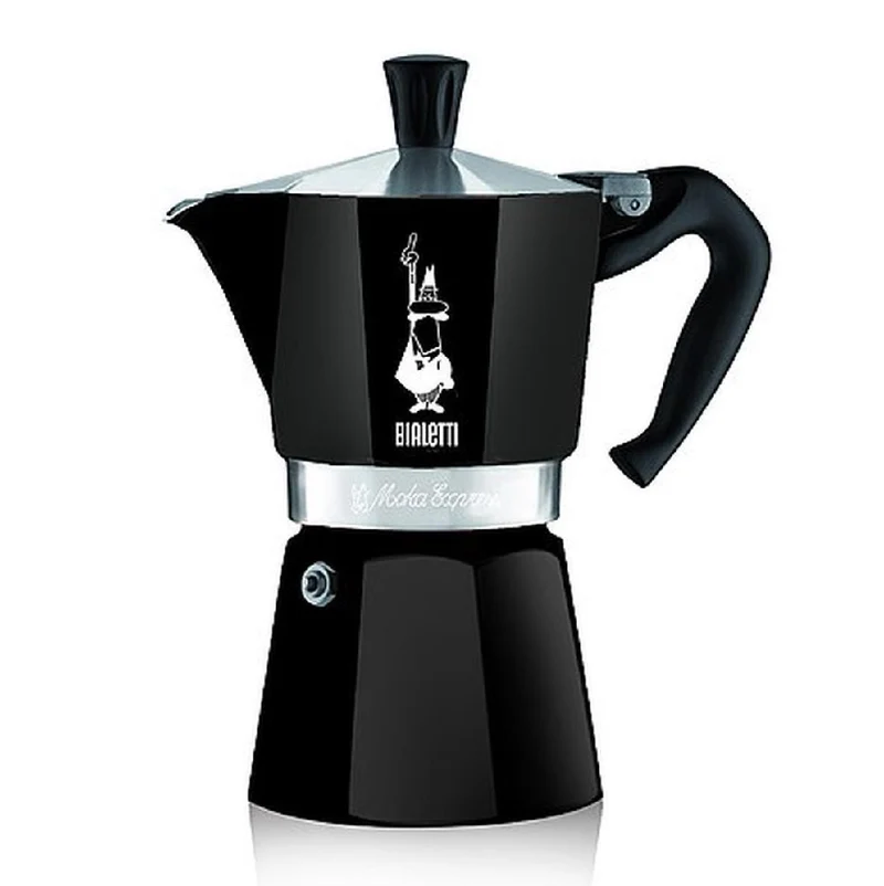Bialetti Moka 6 Cup Espresso Maker - Black