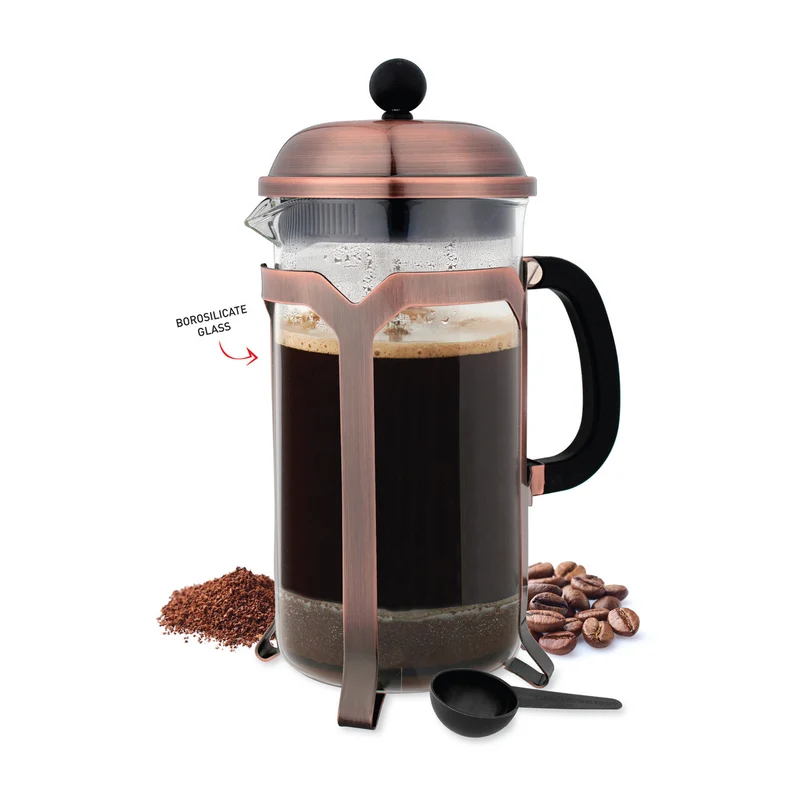 Avanti Domo Copper 8 Cup Coffee Plunger 1 Litre