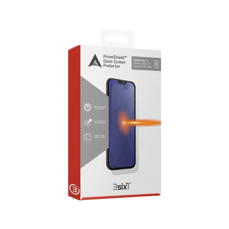 PrismShield™ Essential Glass Screen Protector for iPhone 13 Pro Max - CLEAR
