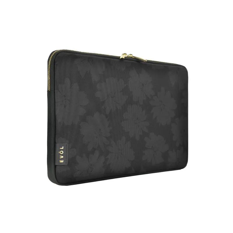 Generation Earth Artisan 13.3" Laptop Sleeve (Black Flower)