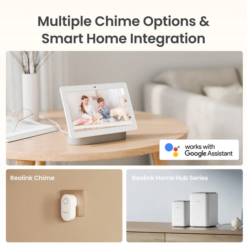 Reolink Battery Doorbell System with Hub Mini (White)