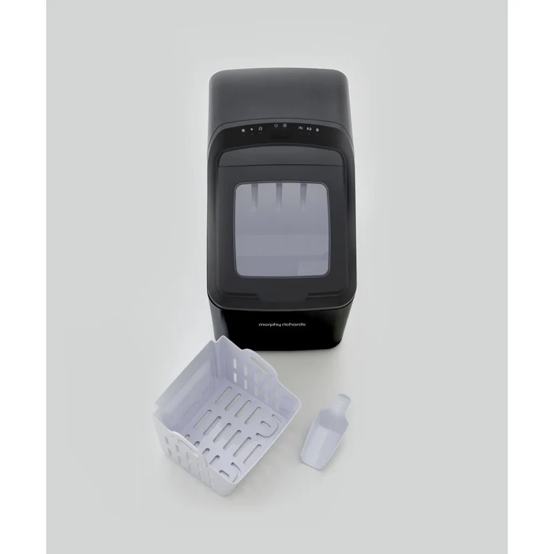 Morphy Richards Compact 15kg Matte Ice Maker Ice Cube Machine Black