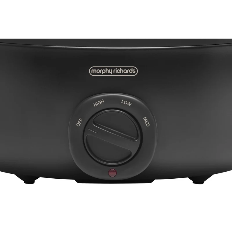 Morphy Richards 6.5L Sear Stew Slow Cooker Variable Heating Matte Black