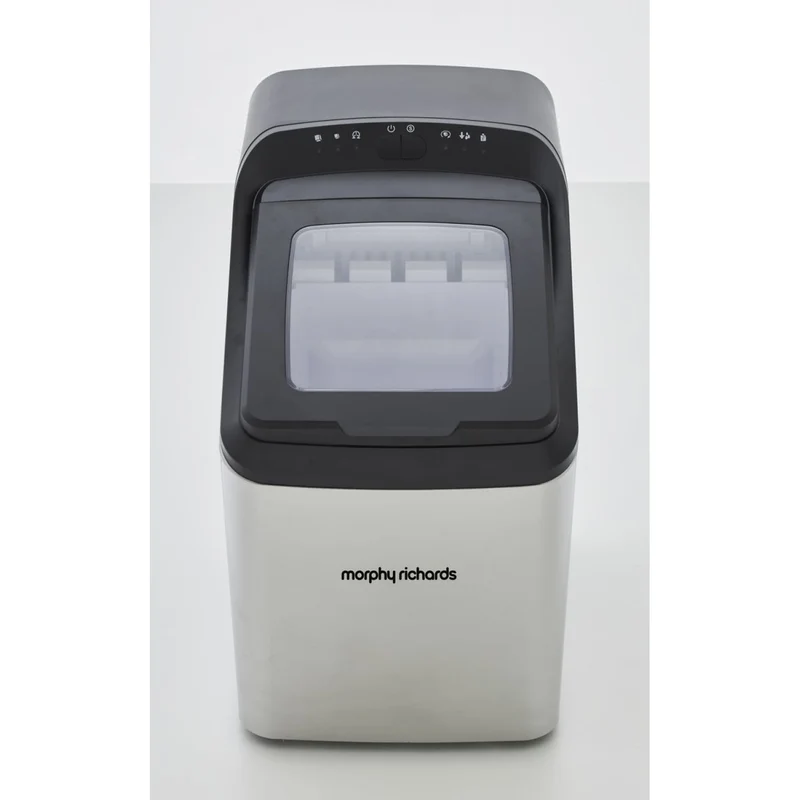 Morphy Richards Compact 15kg Stainless Steel Ice Maker Ice Cube Machine