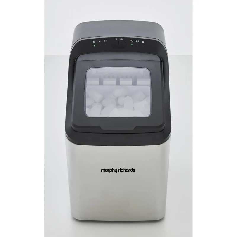 Morphy Richards Compact 15kg Stainless Steel Ice Maker Ice Cube Machine
