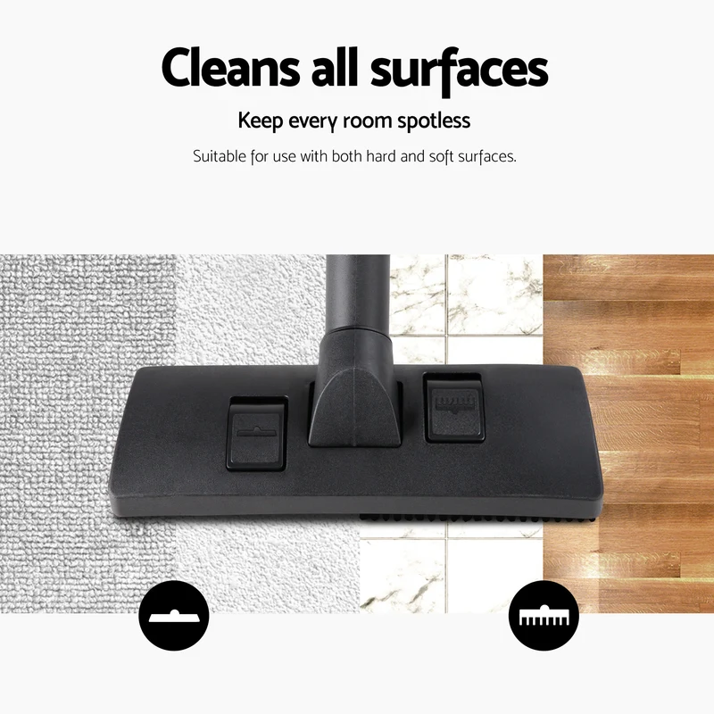 Devanti 2200W Multi-cyclonic Bagless Vacuum Cleaner Pet Hair (Black)