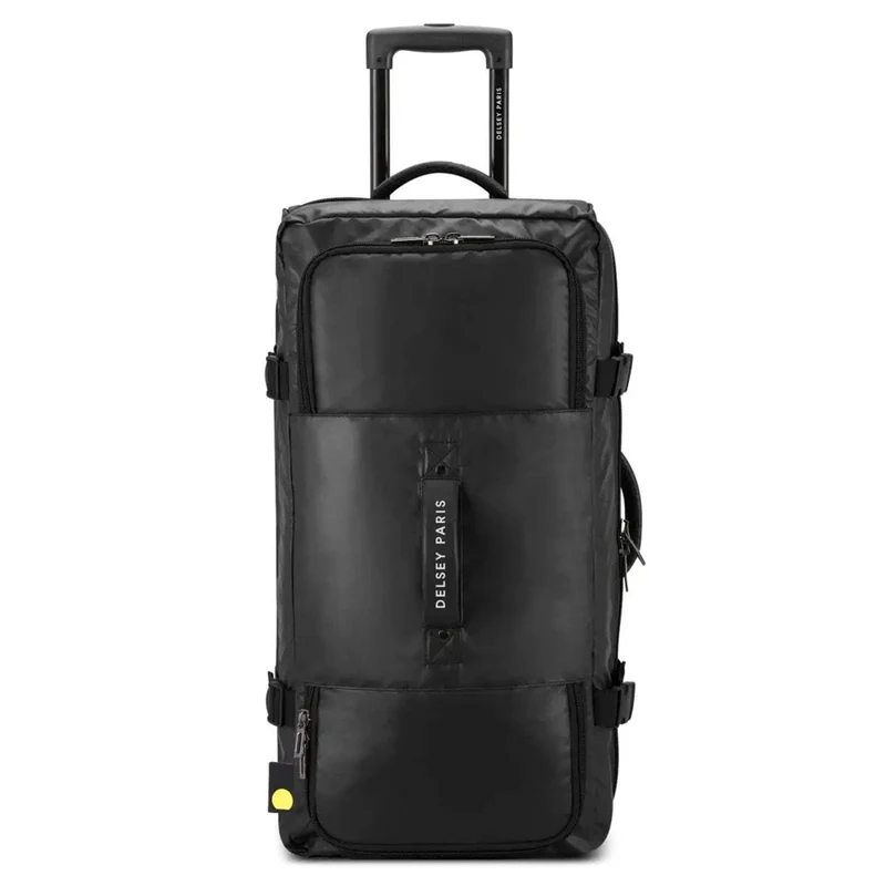 Delsey Raspail 2-Wheel Large Duffle Bag - Black