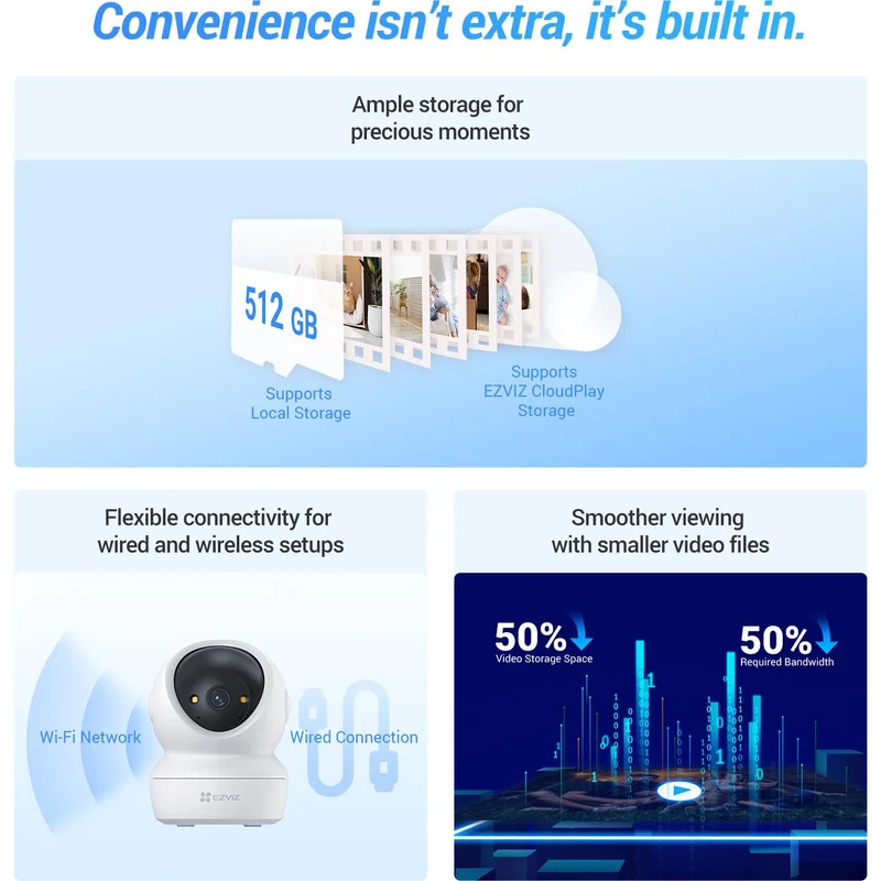 EZVIZ H6C 3K Indoor Security Camera