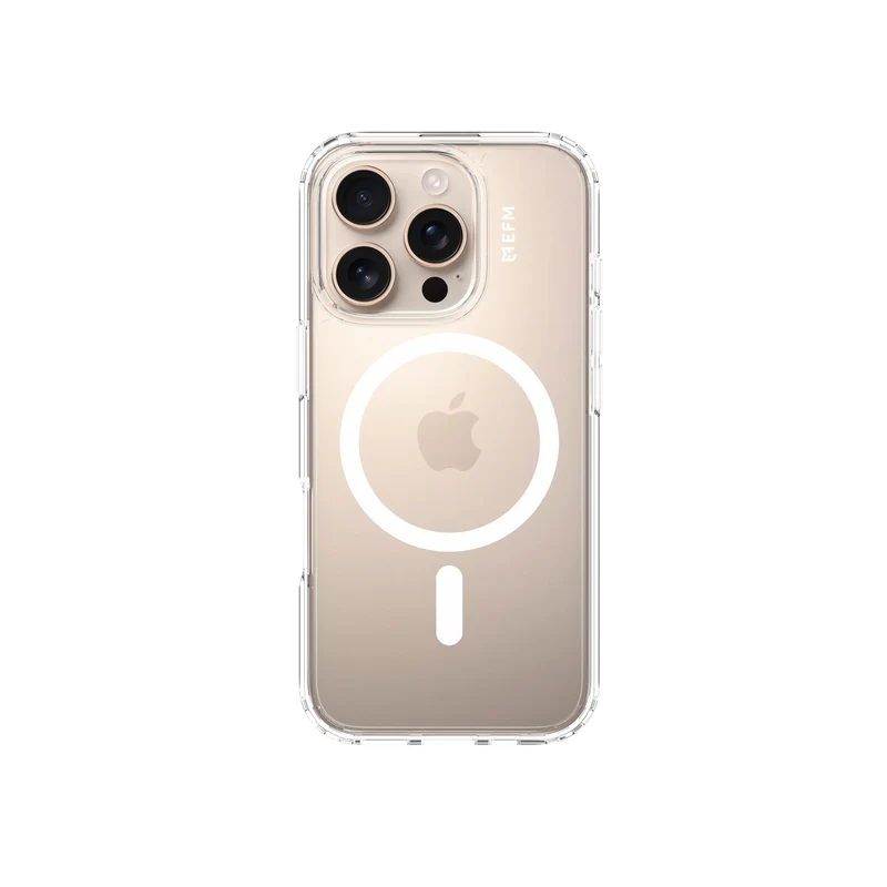 EFM 3-in-1 Case, Screen & Camera Lens Protection Bundle - iPhone 16 Pro - Clear