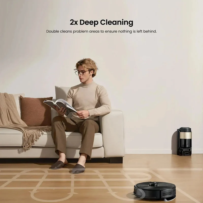 Proscenic Q20 Plus Robot Vacuum | 10,000Pa Suction & Auto-Empty Station