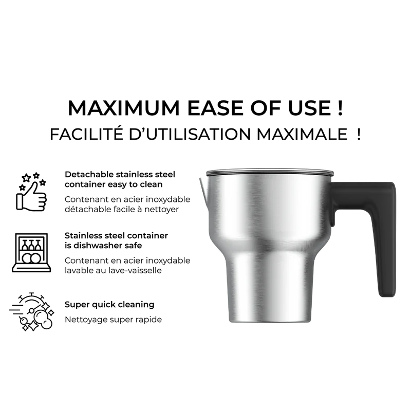 Bellucci | Mousseur lait Latte Pro à induction / Chocolat Chaud