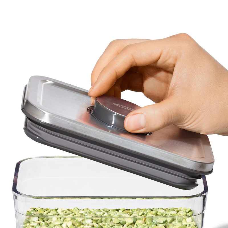 OXO | Moyen contenant rectangle couvercle inox Pop 2.0 - 2.6 Litres