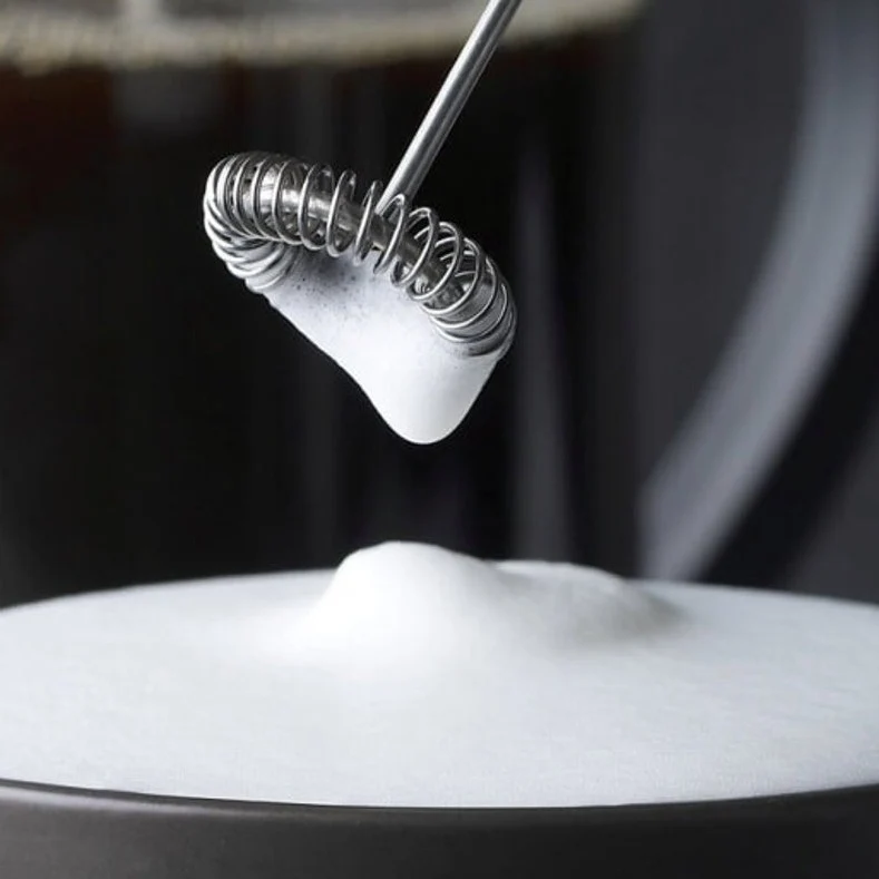 Café Culture | Mousseur à lait manuel électronique chrome