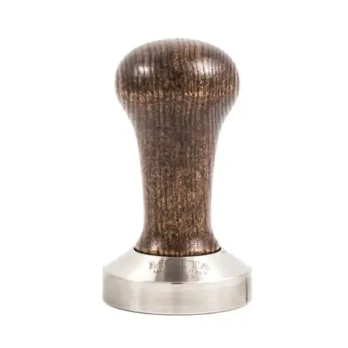Motta | Tasseur à café (tamper) avec manche en bois et base inox 58 mm