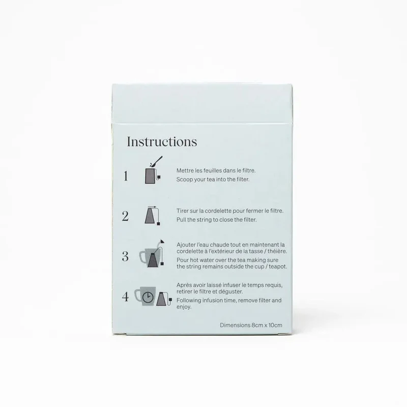 Camellia Sinensis | Filtres en papier pour thé en vrac