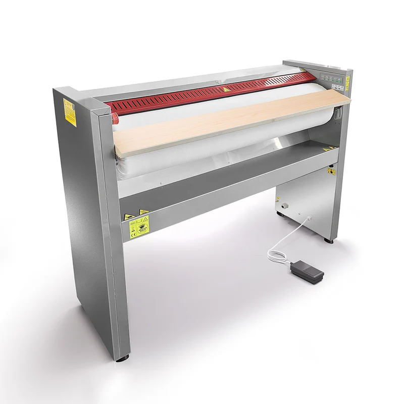 Stiratrice a Rullo Professionale MG04 T Plus Mangano da Stiro Biancheria Piana Federe Lenzuola Copriletti Asciugamani Tende Tovaglie Tovaglioli Rullo 140x25 cm Elettronica Efficienza A++ Garanzia 5 Anni