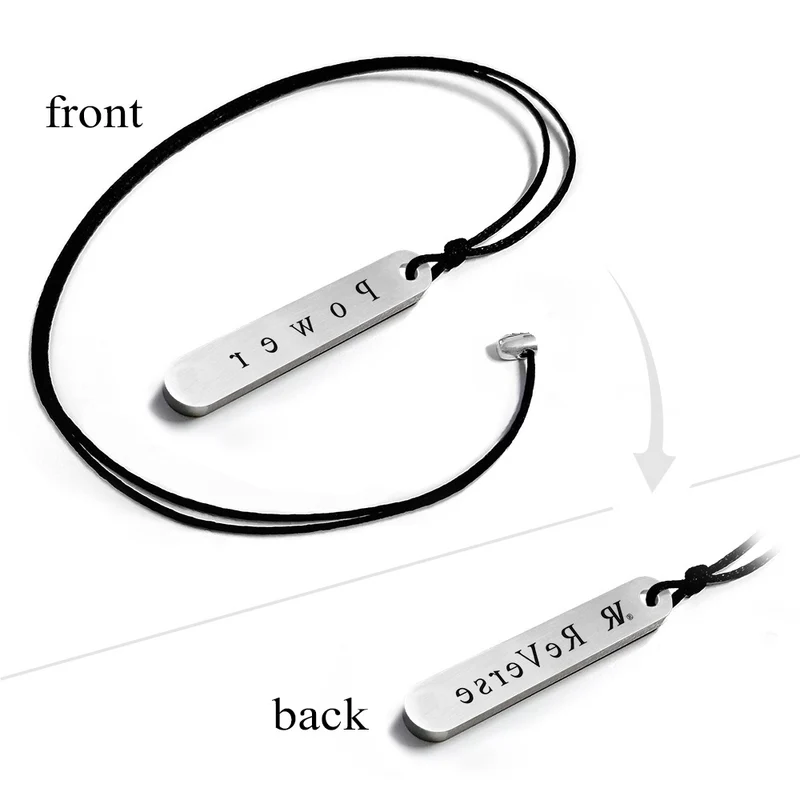 RV REVERSE Collana Esclusiva con Ciondolo "Power" Exclusive Necklace with Pendant Art. 033