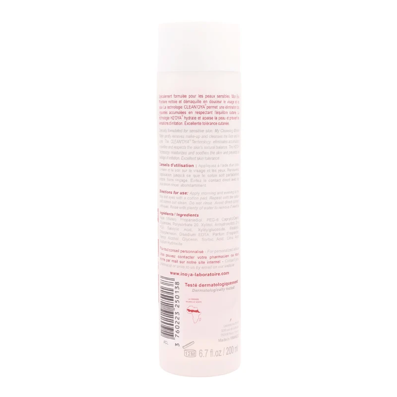 IN'OYA - Mon Eau Micellaire pour peaux sensibles - 200mL