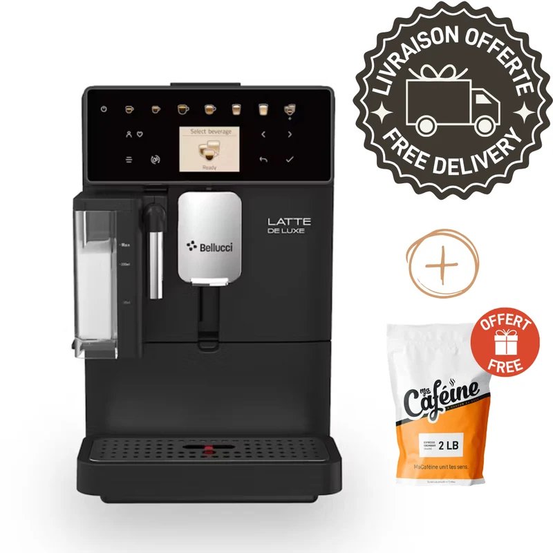 Bellucci | machine automatique Latte De Luxe noir