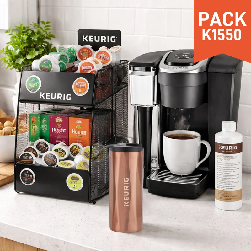 Ensemble Tout-en-un Keurig K1550 – machine commerciale et essentiels café