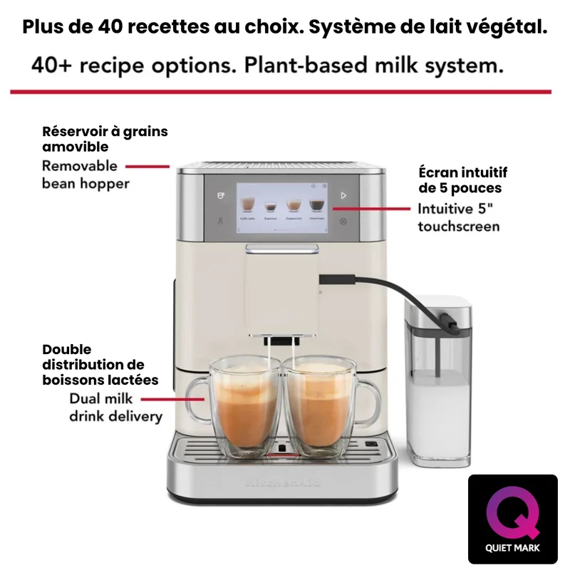 KitchenAid | Machine à café espresso KF8 - Finition acier inoxydable