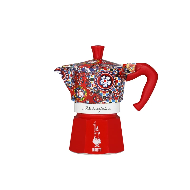 Ensemble Moka Express 3 tasses et café Bialetti Dolce & Gabbana