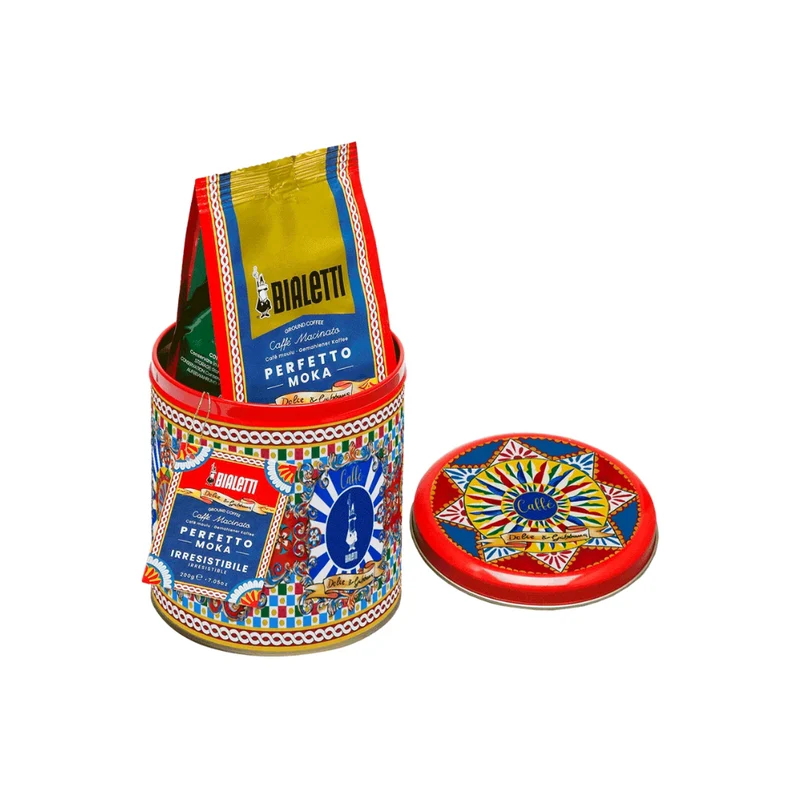 Ensemble Moka Express 3 tasses et café Bialetti Dolce & Gabbana