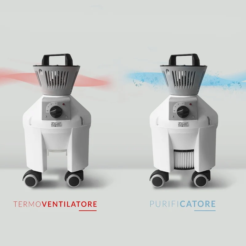 EOLO Purificatore d'Aria LPV400 AIR PRO 3P Dotato di 2 Filtri Professionali Made in Italy Garanzia 5 Anni Efficienza A++