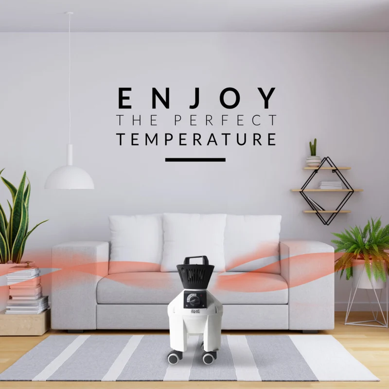 EOLO Termoventilatore d'Aria LPV403 H PRO 3P a Doppia Velocità Made in Italy Garanzia 5 Anni Efficienza A++