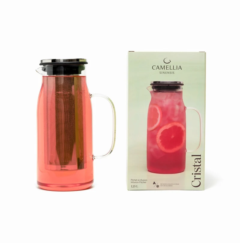 Camellia Sinensis | Pichet à infusion en verre 1250 ml - Cristal