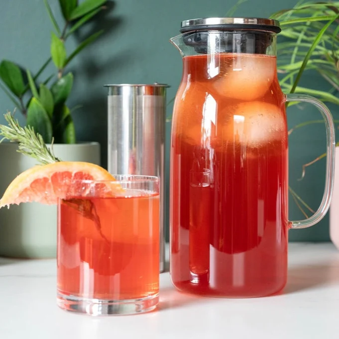 Camellia Sinensis | Pichet à infusion en verre 1250 ml - Cristal