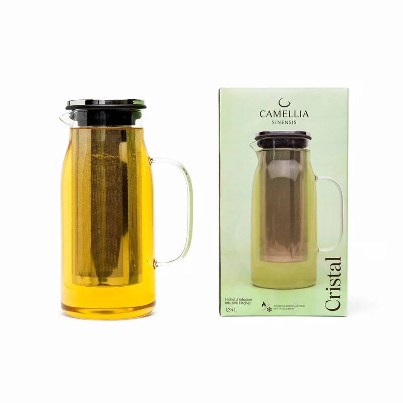 Camellia Sinensis | Pichet à infusion en verre 1250 ml - Cristal