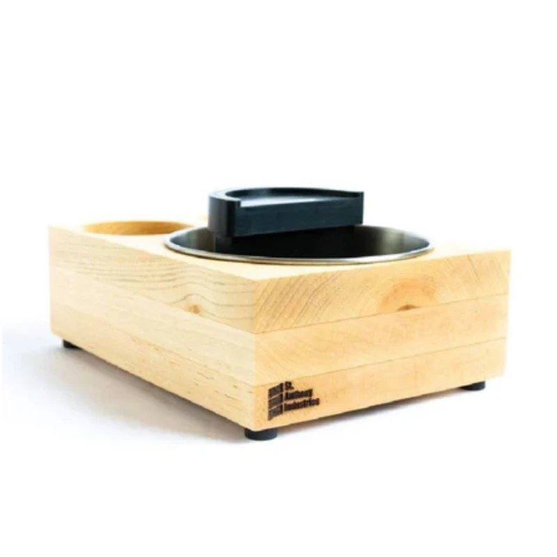 Saint Anthony Industries | Station Bac à marc de café et tamper en érable fait main
