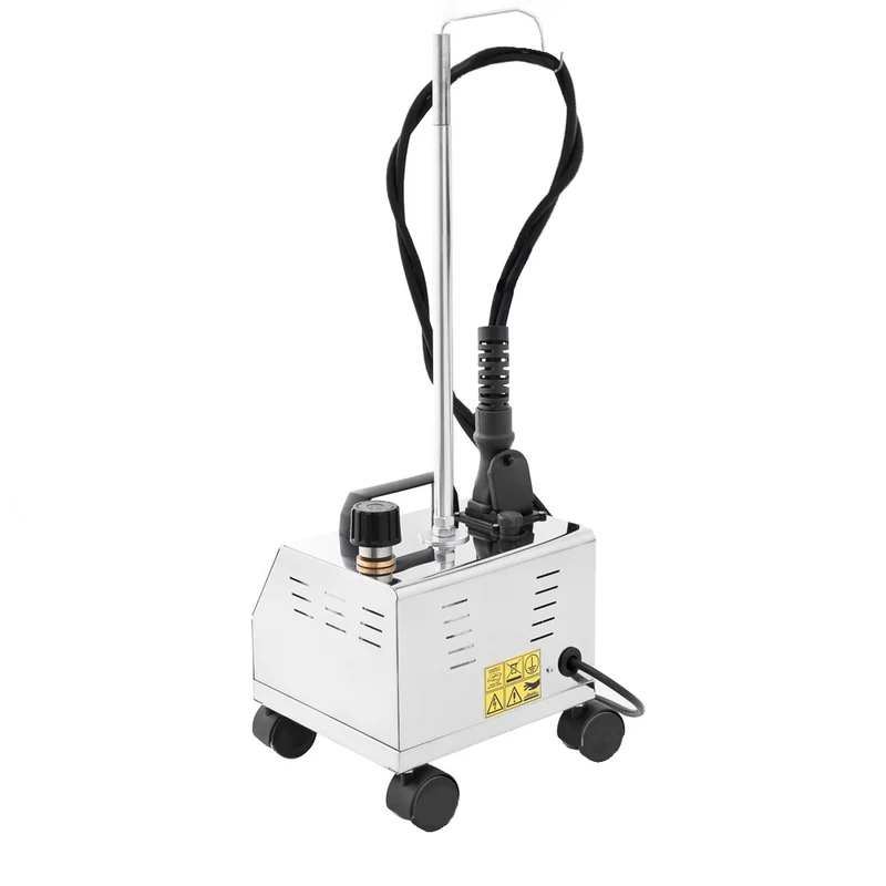 EOLO Generatore di Vapore AV02P INOX Professionale Lavasuperfici Disinfesta Lavavetri Vaporetto Potente Spazzola Elettrica Accessori Pulizia Igienizzazione Divani Tessuti Sedili Auto Anticalcare Made in Italy Garanzia 5 Anni Efficienza A++