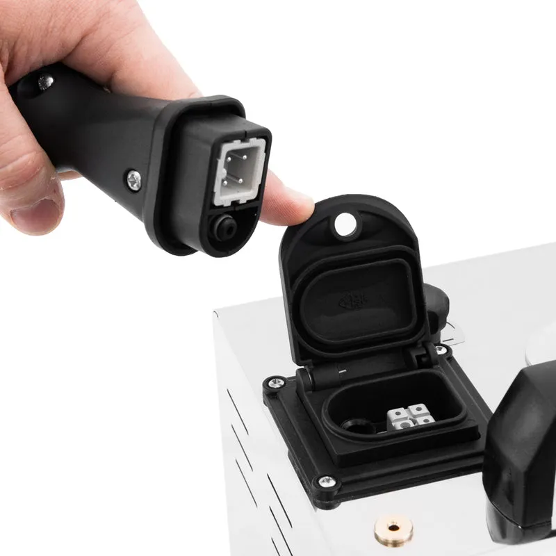 EOLO Generatore di Vapore AV02P INOX Professionale Lavasuperfici Disinfesta Lavavetri Vaporetto Potente Spazzola Elettrica Accessori Pulizia Igienizzazione Divani Tessuti Sedili Auto Anticalcare Made in Italy Garanzia 5 Anni Efficienza A++