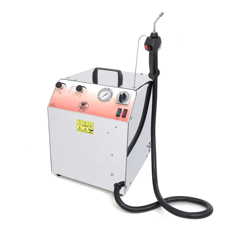 EOLO Pulitrice LP02 C RID Professionale Generatore Vapore Ricarica da Rete Idrica Sistema di Pulizia Superfici Disinfetta Sanifica Studi Medici Laboratori Officine Sistema Macchinario Pulitore Anticalcare Made in Italy Garanzia 5 Anni Efficienza A++