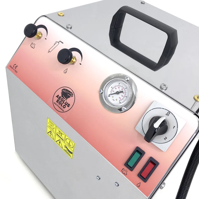 EOLO Pulitrice LP02 C RID Professionale Generatore Vapore Ricarica da Rete Idrica Sistema di Pulizia Superfici Disinfetta Sanifica Studi Medici Laboratori Officine Sistema Macchinario Pulitore Anticalcare Made in Italy Garanzia 5 Anni Efficienza A++