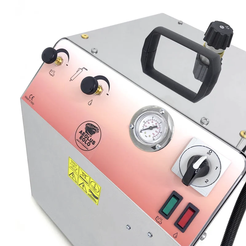 EOLO Pulitore LP02 C M Professionale Generatore Vapore Pulizia Sanificazione Igienizzazione Disinfestazione Ambiente Superfici Macchina Pulitrice Potente Studi Medici Laboratori Officine Anticalcare Made in Italy Garanzia 5 Anni Efficienza A++