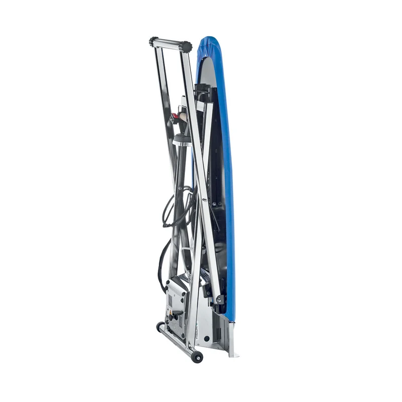 EOLO Tavolo da Stiro AT17 (121x44 cm) Professionale Piano Pieghevole Motore Aspirante e Soffiante con Piano Riscaldato Completo di Generatore Vapore con Caldaia a Risparmio Energetico e Elettroferro Made in Italy Garanzia 5 Anni Efficienza A++