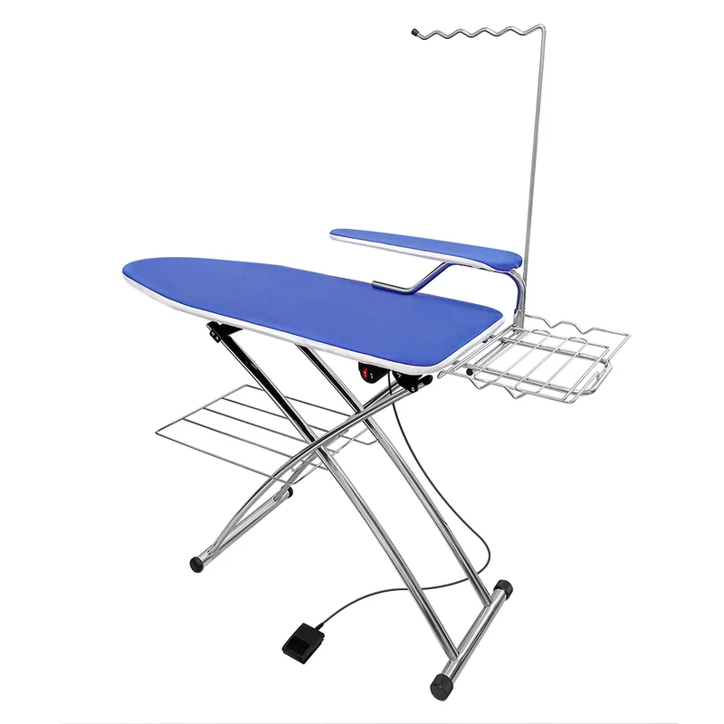 Asse da Stiro AT06 ARS Professionale ad uso Domestico Intenso Termoaspirante e Soffiante Stabilità Piano (120x45 cm) Copriasse Imbottito Garanzia 5 Anni