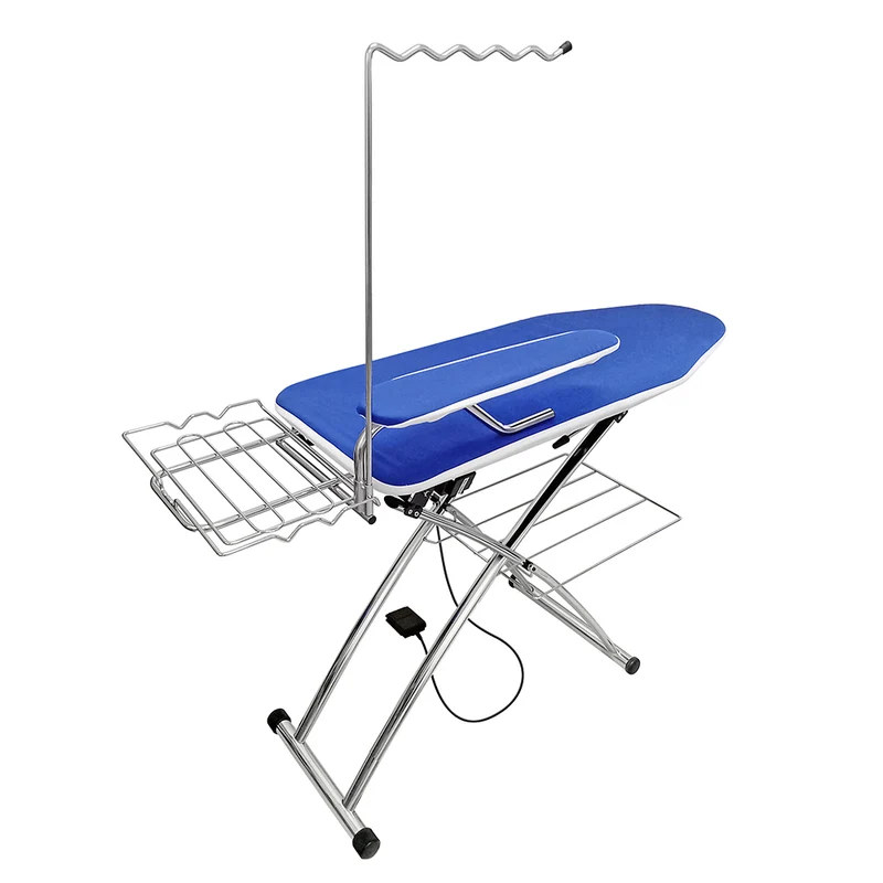 Asse da Stiro AT06 ARS Professionale ad uso Domestico Intenso Termoaspirante e Soffiante Stabilità Piano (120x45 cm) Copriasse Imbottito Garanzia 5 Anni