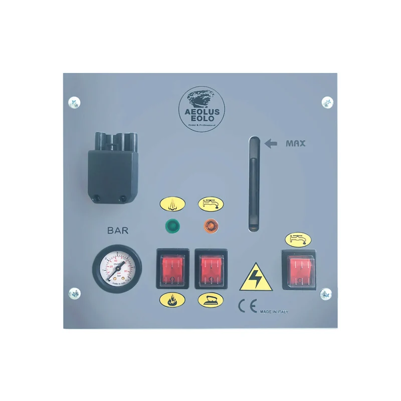 EOLO Sistema Stirante GVK17 TOP INOX RA Professionale con Caldaia in Acciaio Inox AISI 304 Ricarica Automatica e Resistenza Esterna Anticalcare Made in Italy Garanzia 5 Anni Efficienza A++
